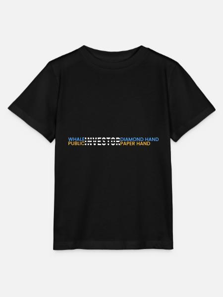 Wal-Anleger = Diamant - Stanley/Stella Kinder T-Shirt MINI CREATOR - Schwarz