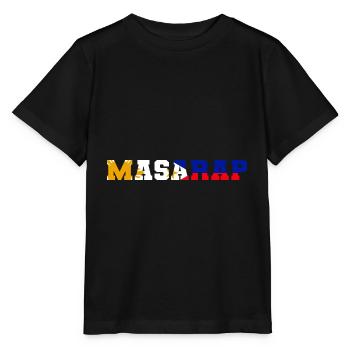 Masarap. Poison de critique gastronomique - T-shirt bio MINI CREATOR Stanley/Stella Enfant - noir - Devant - Mikhail (115cm)