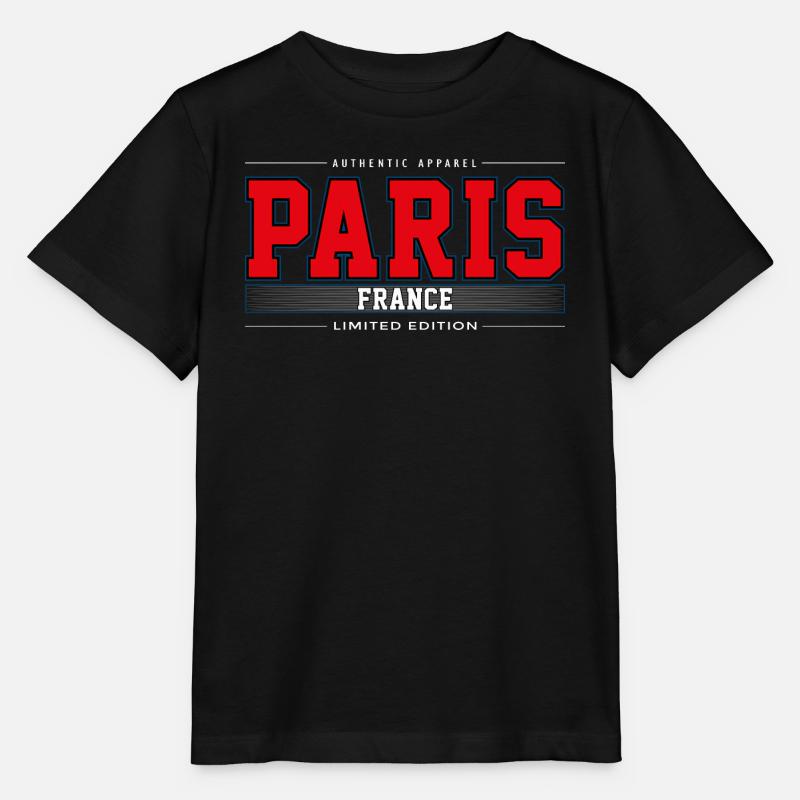 Paris - T-shirt bio MINI CREATOR Stanley/Stella Enfant - noir