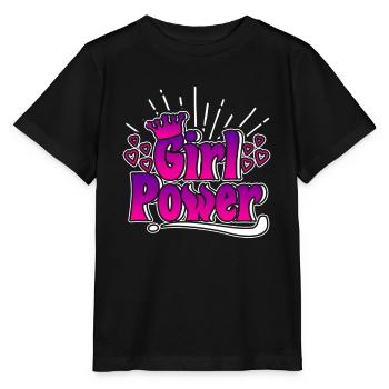 Girl Power - Girl Power - T-shirt bio MINI CREATOR Stanley/Stella Enfant - noir - Devant - Mikhail (115cm)