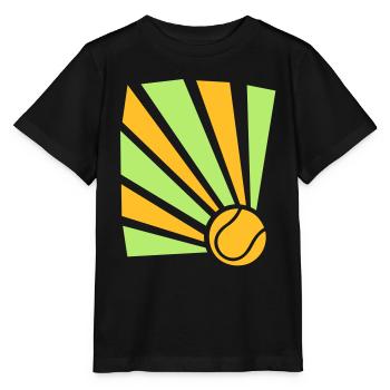 Tennis Explosion - Stanley/Stella Kinder T-Shirt MINI CREATOR  - Schwarz - Vorne - Mikhail (115cm)