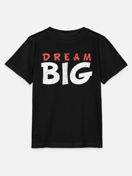 DREAM BIG - Stanley/Stella Kinder T-Shirt MINI CREATOR - Schwarz