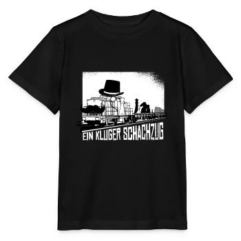 Schach - Cooler Spruch - Stanley/Stella Kinder T-Shirt MINI CREATOR  - Schwarz - Vorne - Mikhail (115cm)