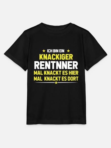 Ich bin ein knackiger Rentner - Stanley/Stella Kinder T-Shirt MINI CREATOR - Schwarz