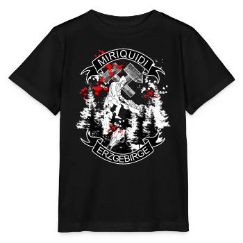Miriquidi - Erzgebirge Bergbau und Heimat - Stanley/Stella Kinder T-Shirt MINI CREATOR  - Schwarz - Vorne - Mikhail (115cm)