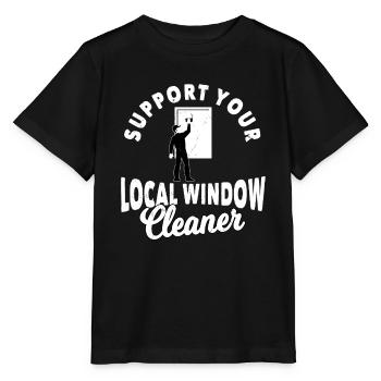 window cleaner - Stanley/Stella MINI CREATOR Kids’ T-Shirt - black - Front - Mikhail (115cm)
