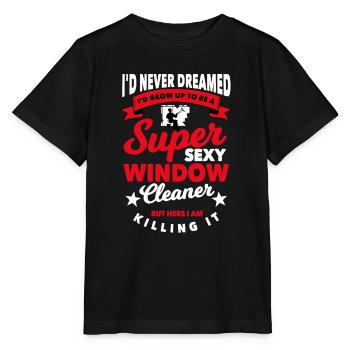 Cadeau nettoyant pour vitres - T-shirt bio MINI CREATOR Stanley/Stella Enfant - noir - Devant - Mikhail (115cm)