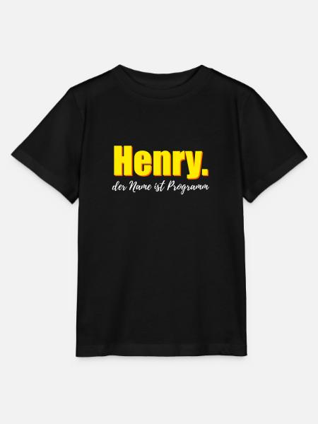 Henry - Stanley/Stella Kinder T-Shirt MINI CREATOR - Schwarz