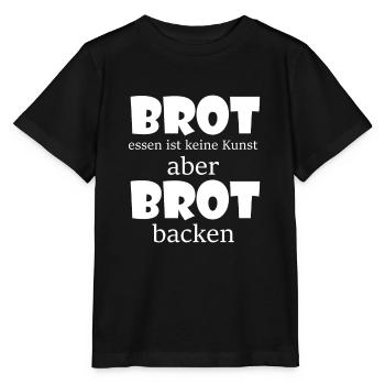 Brot backen - Stanley/Stella Kinder T-Shirt MINI CREATOR  - Schwarz - Vorne - Mikhail (115cm)