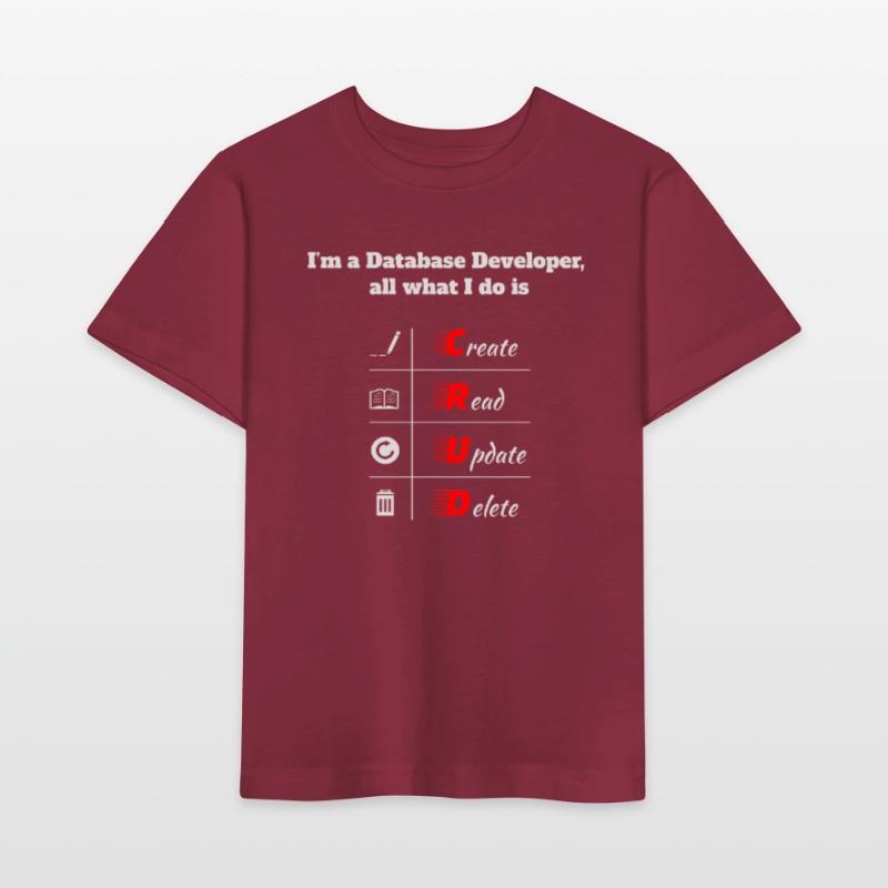 Database Developer, CRUD, Datenbanken, SQL, DBA Stanley/Stella Kinder T-Shirt MINI CREATOR 