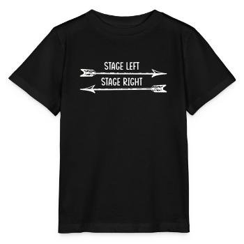 Scène Gauche Scène Droite Théâtre Musical Broadway - T-shirt bio MINI CREATOR Stanley/Stella Enfant - noir - Devant - Mikhail (115cm)