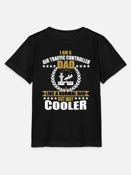 Fluglotse Papa - Stanley/Stella Kinder T-Shirt MINI CREATOR  - Schwarz