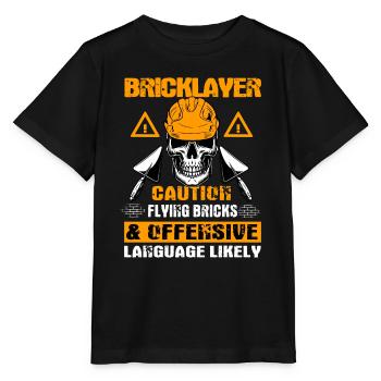 Maçon - T-shirt bio MINI CREATOR Stanley/Stella Enfant - noir - Devant - Mikhail (115cm)