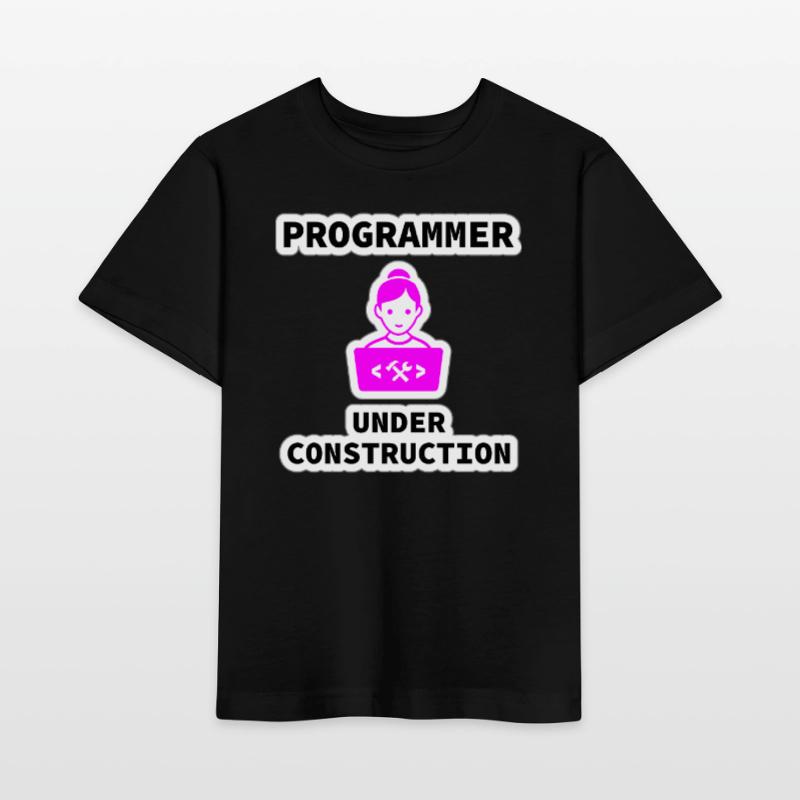 Girl Programmer Under Construction, Programming Stanley/Stella MINI CREATOR Kids’ T-Shirt