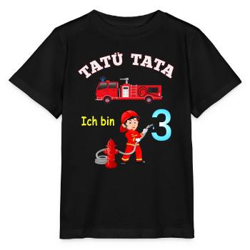 Ich bin 3 - Stanley/Stella Kinder T-Shirt MINI CREATOR  - Schwarz - Vorne - Mikhail (115cm)