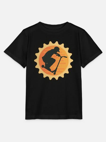 Trottinette Freestyle Scooter Scoot Skatepark Trot - Stanley/Stella MINI CREATOR Kids’ T-Shirt - black