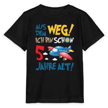 Witziges Motiv für 5-Jährige Kinder Geburtstag - Stanley/Stella Kinder T-Shirt MINI CREATOR  - Schwarz - Vorne - Mikhail (115cm)