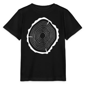 Tree Wood - Stanley/Stella MINI CREATOR Kids’ T-Shirt - black - Front - Mikhail (115cm)