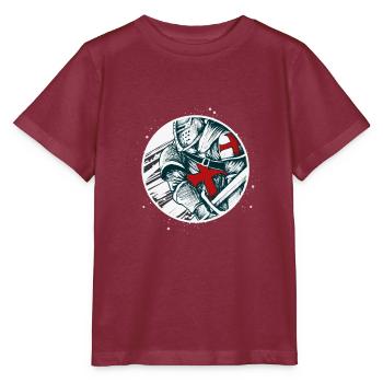 Caballeros Templarios Guerreros Caballeros - Camiseta para niños MINI CREATOR de Stanley/Stella - rojo burdeos - delante - Kain (125cm)