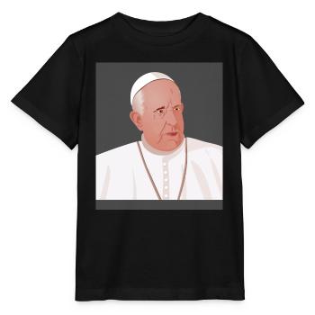 Papst Franziskus Vatikan Vatikanstadt Petersdom - Stanley/Stella Kinder T-Shirt MINI CREATOR  - Schwarz - Vorne - Mikhail (115cm)