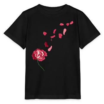 Rote Rose - Stanley/Stella Kinder T-Shirt MINI CREATOR  - Schwarz - Vorne - Mikhail (115cm)