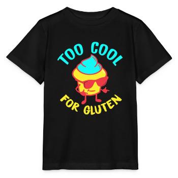 Too Cool For Gluten - Sans gluten Rengaine - T-shirt bio MINI CREATOR Stanley/Stella Enfant - noir - Devant - Mikhail (115cm)