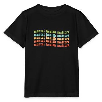 Mental Health Matters Human Brain Mental Health Aw - Stanley/Stella Kinder T-Shirt MINI CREATOR  - Schwarz - Vorne - Mikhail (115cm)