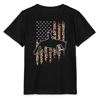 Pleasure Horse & Western Rider Western Riding - Stanley/Stella MINI CREATOR Kids’ T-Shirt - black - Front - Mikhail (115cm)