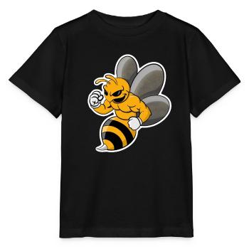 conception cool de guêpe - T-shirt bio MINI CREATOR Stanley/Stella Enfant - noir - Devant - Mikhail (115cm)