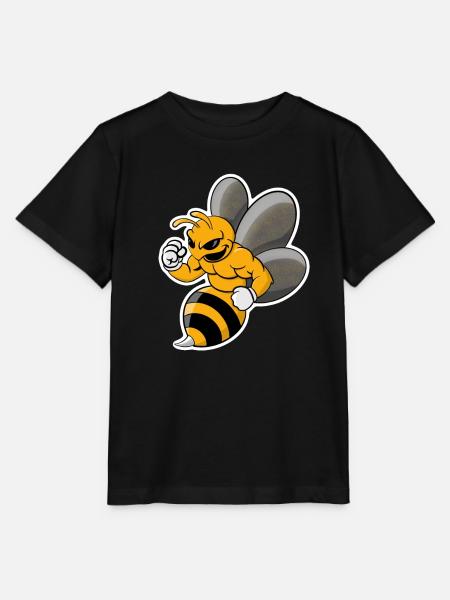 wespe cooles Design - Stanley/Stella Kinder T-Shirt MINI CREATOR - Schwarz