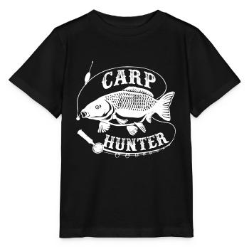 carp hunter - Stanley/Stella Kinder T-Shirt MINI CREATOR  - Schwarz - Vorne - Mikhail (115cm)