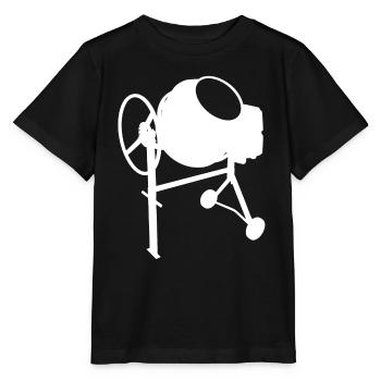 Betonmischer - Stanley/Stella Kinder T-Shirt MINI CREATOR  - Schwarz - Vorne - Mikhail (115cm)
