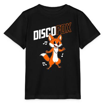 Discothèque Fuchs - T-shirt bio MINI CREATOR Stanley/Stella Enfant - noir - Devant - Mikhail (115cm)