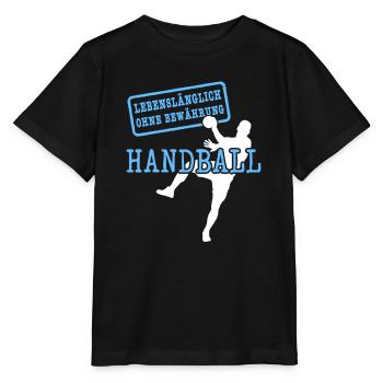 Herren Handballspieler Handballer Handball Trainer - Stanley/Stella Kinder T-Shirt MINI CREATOR  - Schwarz - Vorne - Mikhail (115cm)