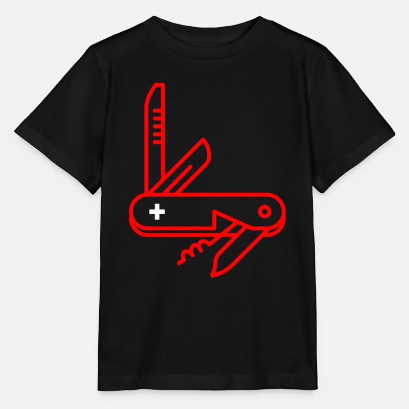 Schweizer Taschenmesser - Stanley/Stella Kinder T-Shirt MINI CREATOR  - Schwarz