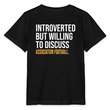 INTROVERTI MAIS PRÊT À DISCUTER DE L’ASSOCIATION FOO - T-shirt bio MINI CREATOR Stanley/Stella Enfant - noir - Devant - Mikhail (115cm)