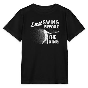 Last swing before the ring Golf-Fan Golfer - Stanley/Stella MINI CREATOR Kids’ T-Shirt - black - Front - Mikhail (115cm)