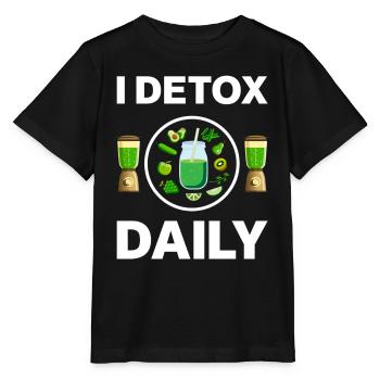 i detox daily - Stanley/Stella MINI CREATOR Kids’ T-Shirt - black - Front - Mikhail (115cm)