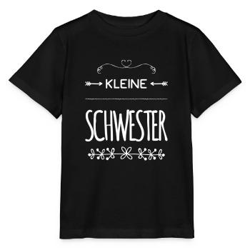 Kleine Schwester - Stanley/Stella Kinder T-Shirt MINI CREATOR  - Schwarz - Vorne - Mikhail (115cm)