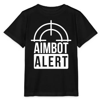 Aimbot Alert Cheater Hacker Gamer Streamer Zocken - Stanley/Stella Kinder T-Shirt MINI CREATOR  - Schwarz - Vorne - Mikhail (115cm)