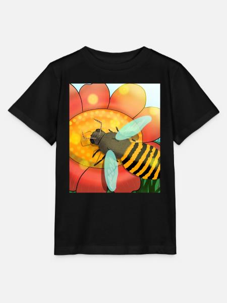 Biene - Stanley/Stella Kinder T-Shirt MINI CREATOR - Schwarz