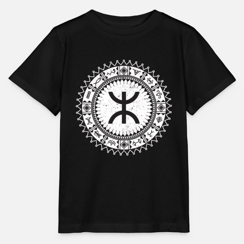 Horoscope Berbère - signe Astrologie - T-shirt bio MINI CREATOR Stanley/Stella Enfant - noir