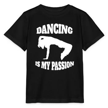 Breakdance Tänzer Geschenk Tanzen Tanzsport - Stanley/Stella Kinder T-Shirt MINI CREATOR  - Schwarz - Vorne - Mikhail (115cm)