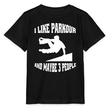 Parkour Runner Extremsport Gåva Parkour Runner - T-shirt MINI CREATOR barn från Stanley/Stella - svart - Fram - Mikhail (115cm)