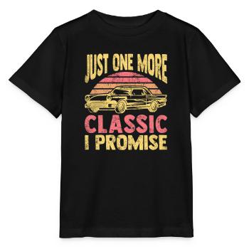 Just One More Classic Car I Promise Vintage Car Lo - Stanley/Stella Kinder T-Shirt MINI CREATOR  - Schwarz - Vorne - Mikhail (115cm)