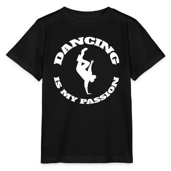 Breakdance Geschenk Tanzen Tanzsport Tänzer - Stanley/Stella Kinder T-Shirt MINI CREATOR  - Schwarz - Vorne - Mikhail (115cm)