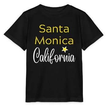 Santa Monica California - T-shirt bio MINI CREATOR Stanley/Stella Enfant - noir - Devant - Mikhail (115cm)
