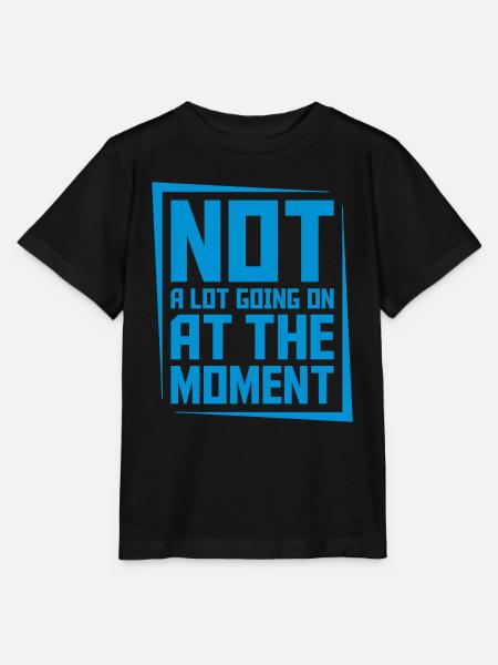 Not much going on - Stanley/Stella Kinder T-Shirt MINI CREATOR - Schwarz