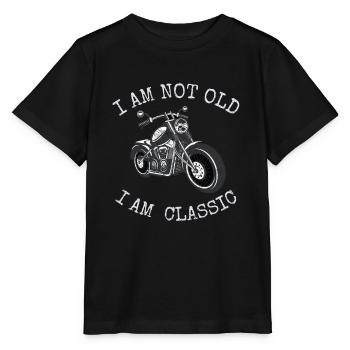Je ne suis pas vieux mais un classique - T-shirt bio MINI CREATOR Stanley/Stella Enfant - noir - Devant - Mikhail (115cm)