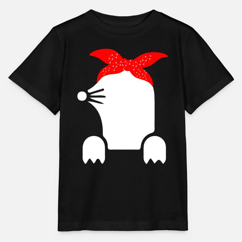 Der Maulwurf - Stanley/Stella Kinder T-Shirt MINI CREATOR  - Schwarz